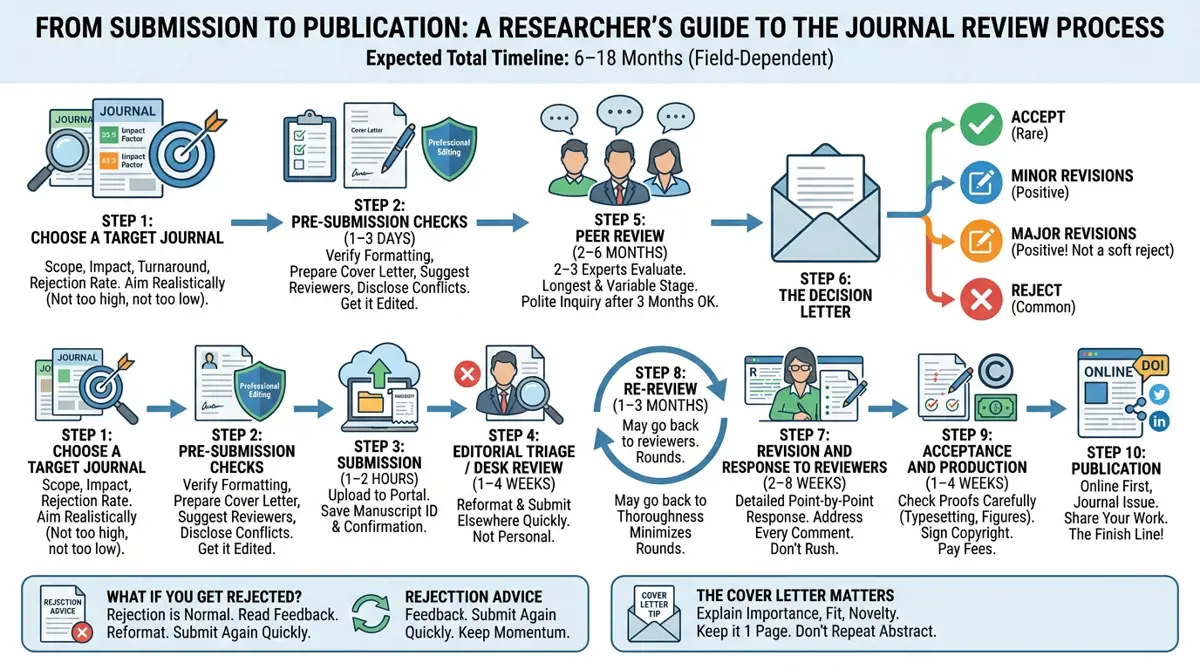 Academic publication process timeline